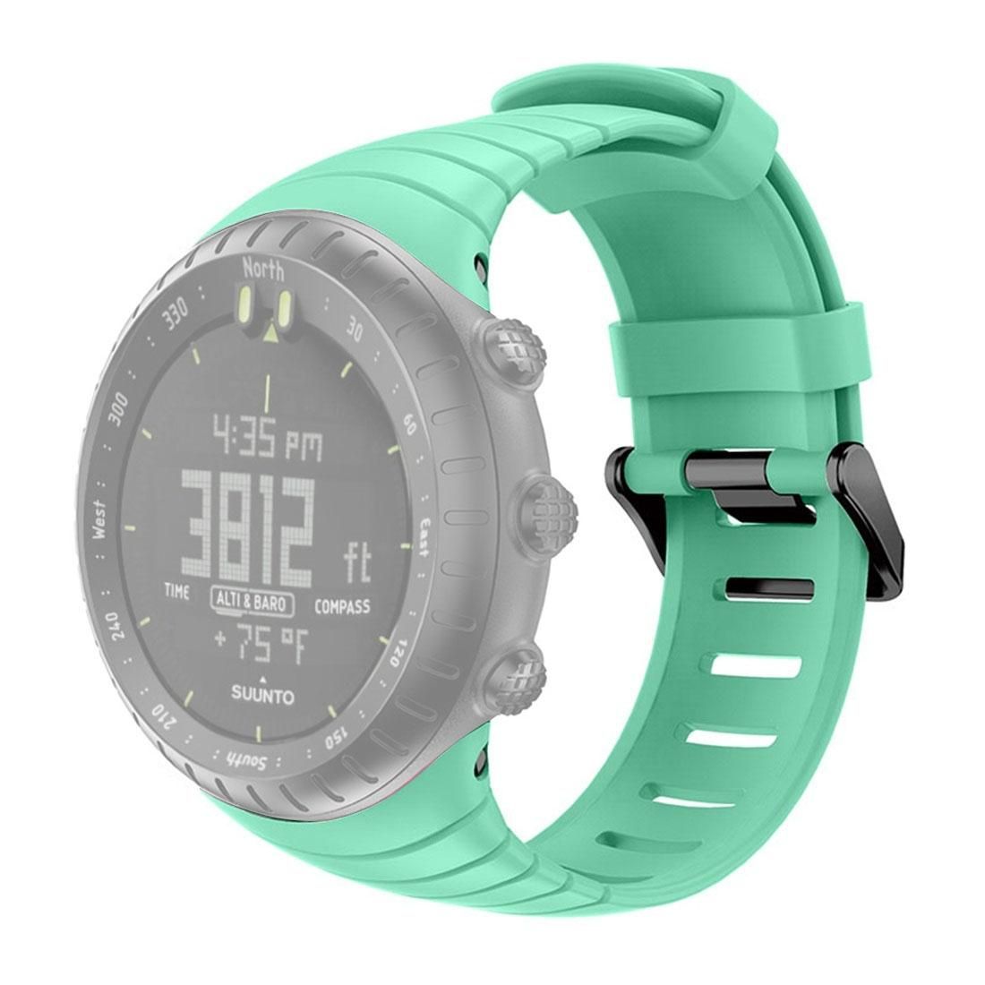 Smart Watch Silicone Wrist Strap Watchband for Suunto Core (Mint Green)