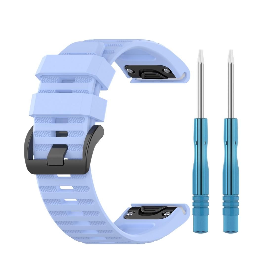 For Garmin Fenix 6 22mm Smart Watch Quick Release Silicon Wrist Strap Watchband (Style5)