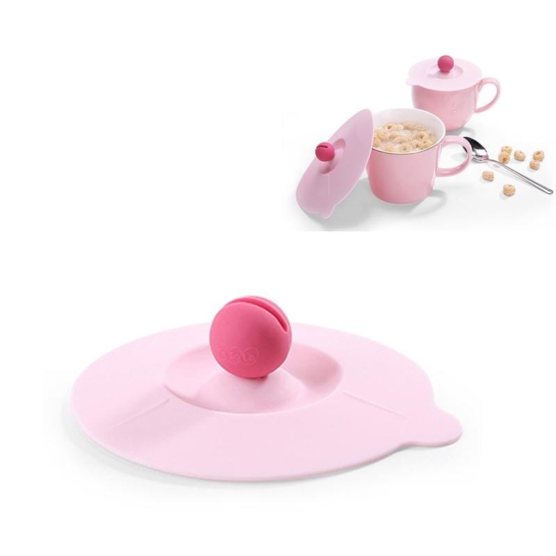5 PCS Environmentally Friendly Food Grade Silicone Heat-resistant Lid, Size:S (Pink)
