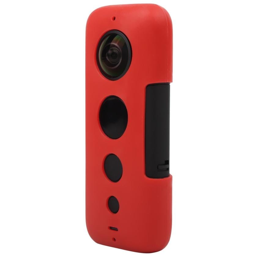 Sunnylife IST-BHT626 Silicone Protective Case for Insta360 ONE X (Red)