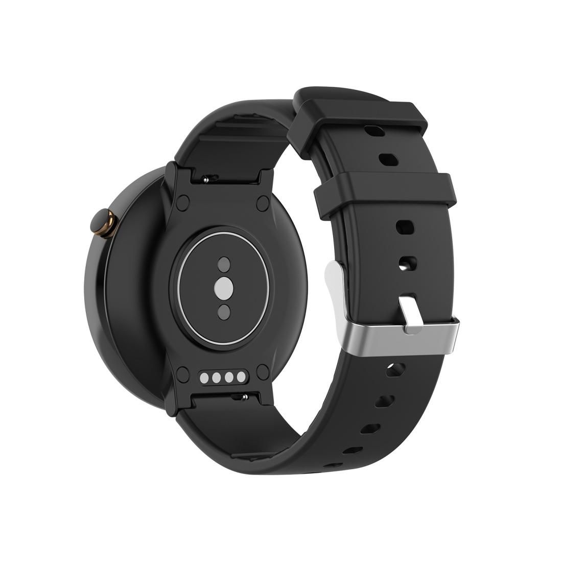 For Huami Amazfit 2/A1807 Silicone Watch Strap & Just Buckle (Black)