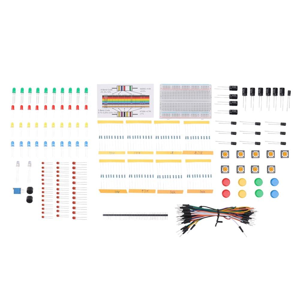 DIY Electronics Component Starter Kit Breadboard Set with