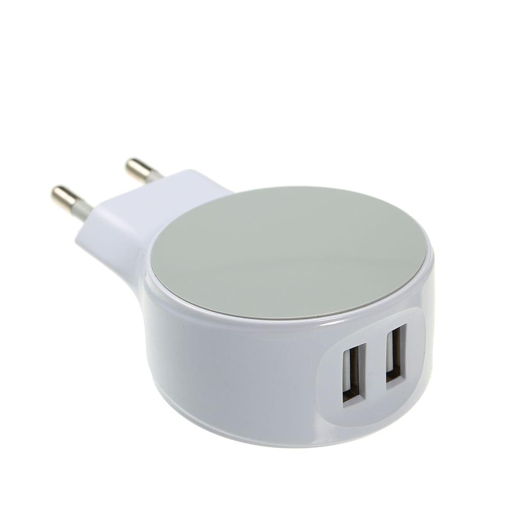 EU Plug 2 Ports USB Charger Wall Adapter EU Adapter 5V 2.1A