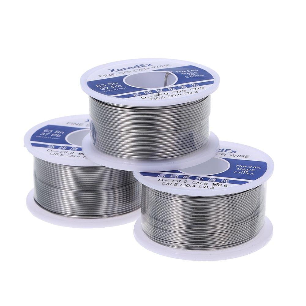 1.0mm 100g Flux 2.0% Tin Lead Tin Wire Soldering Wire Roll