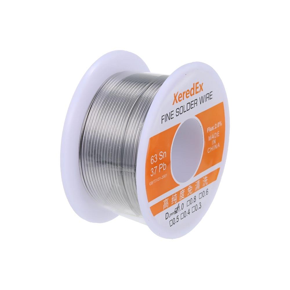 1.0mm 50g Flux 2.0% Tin Lead Tin Wire Soldering Wire Roll