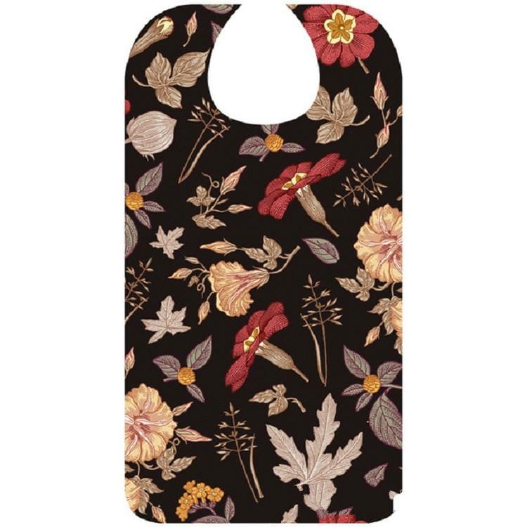Mysterious Garden Waterproof Flower Printing Adult Eat Bib (01)