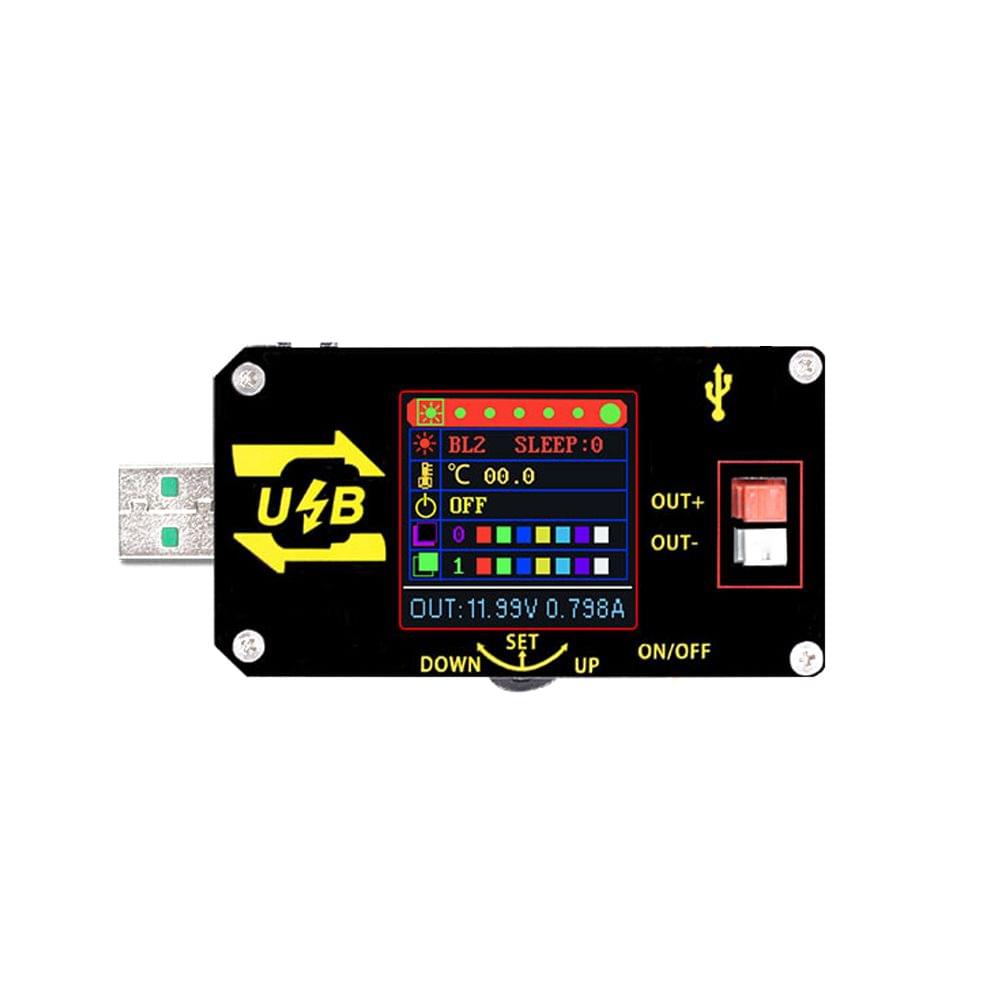 Color Screen USB Voltage Converter Buck Boost Regulator