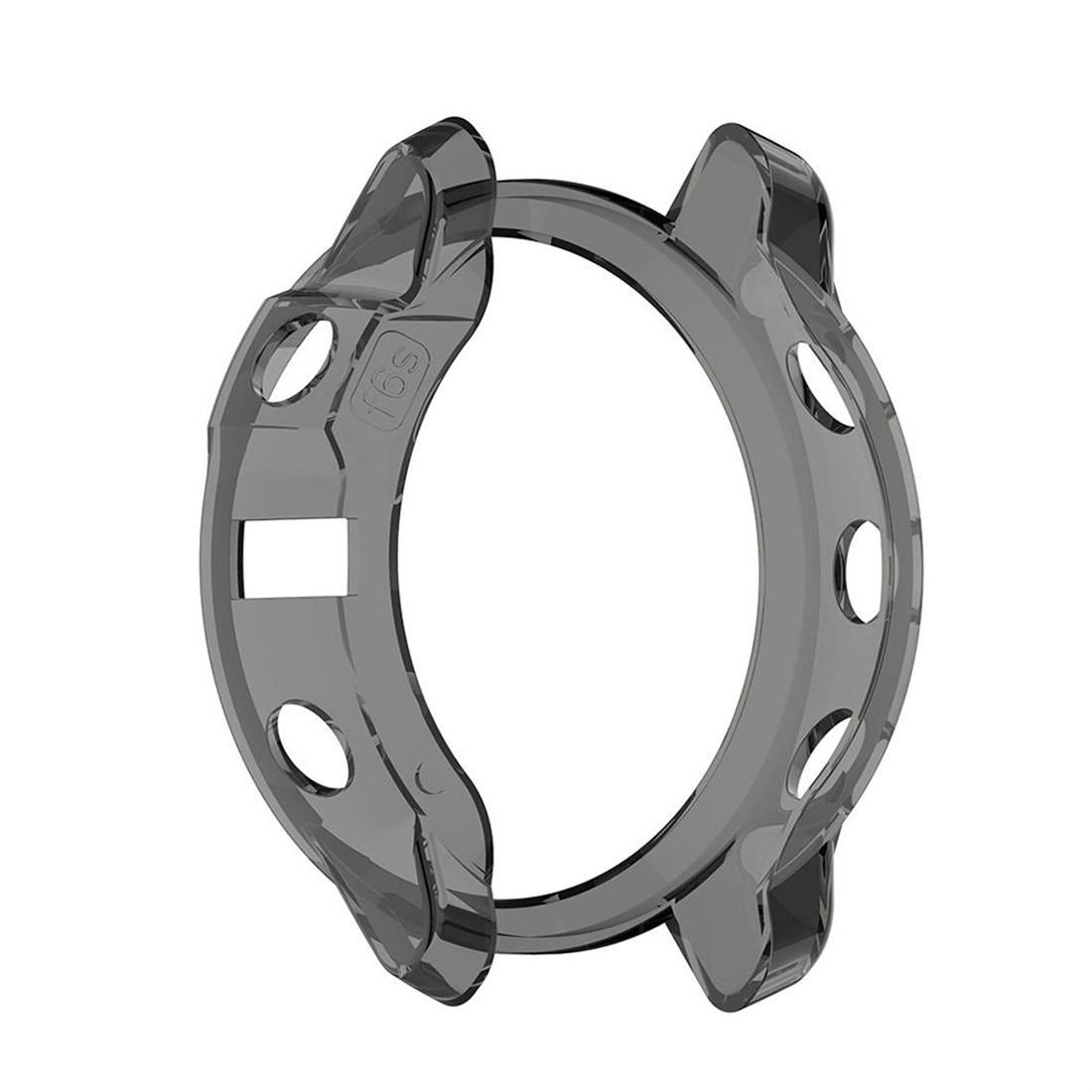 For Garmin Fenix 6s TPU Half Coverage Smart Watch Protevtice Case (Black)