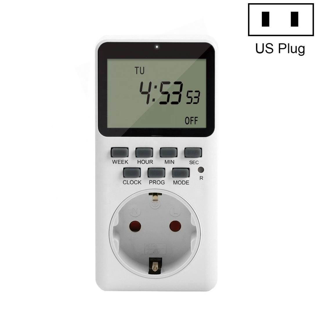 Charging Smart Switch Timing Socket (US Plug -110V 60Hz 15A)