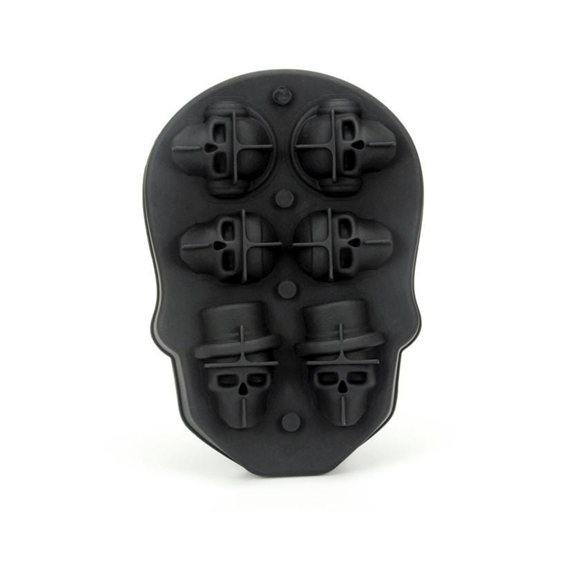 Silicone Skull Spherical Ice Tray