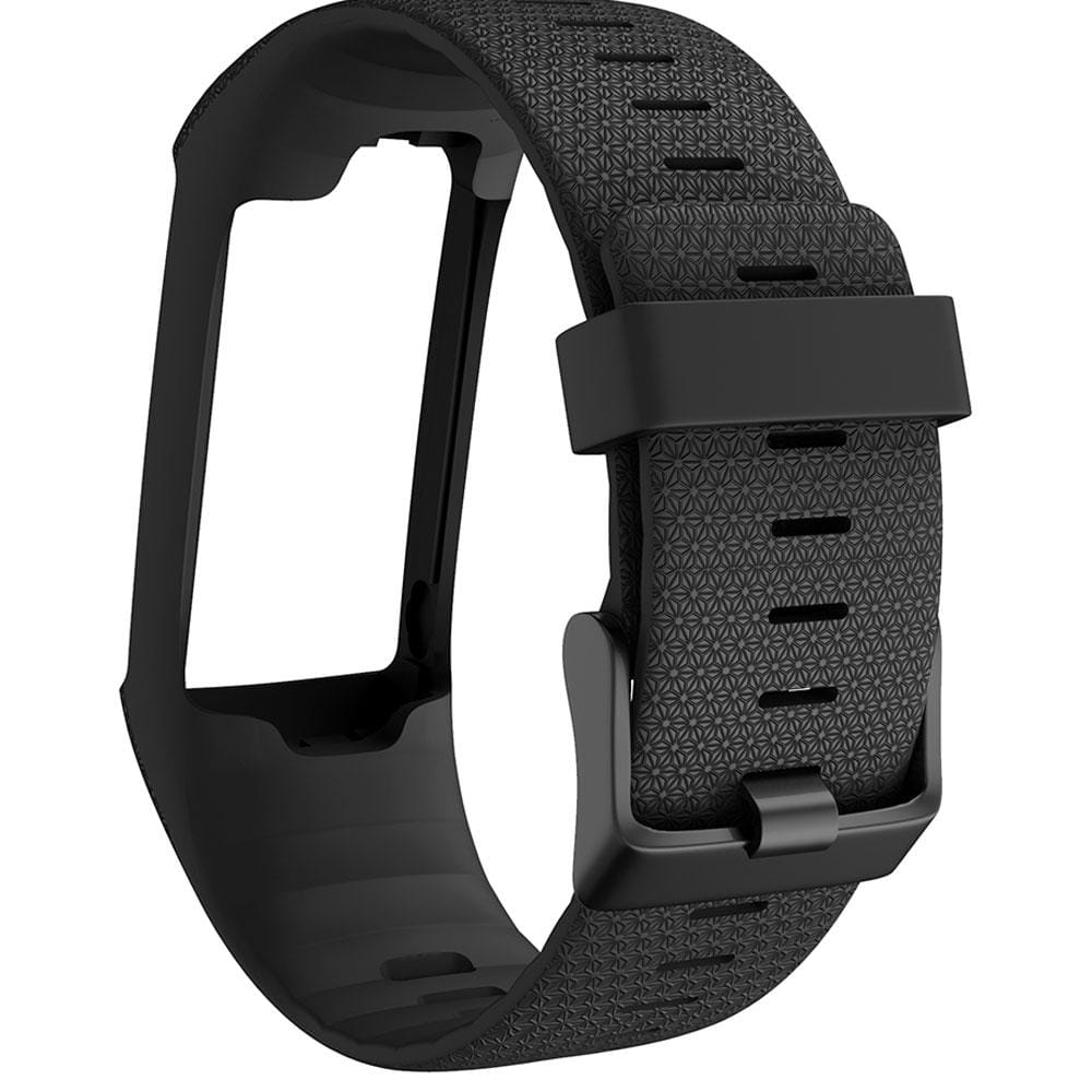 For POLAR A360 & 370 Textured Watch Strap (Black)