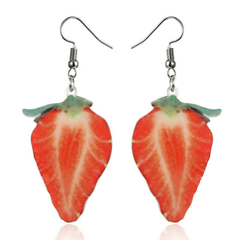 Summer Fashion Cute Acrylic Fruit Earrings Jewelry (ER17Y002M7)