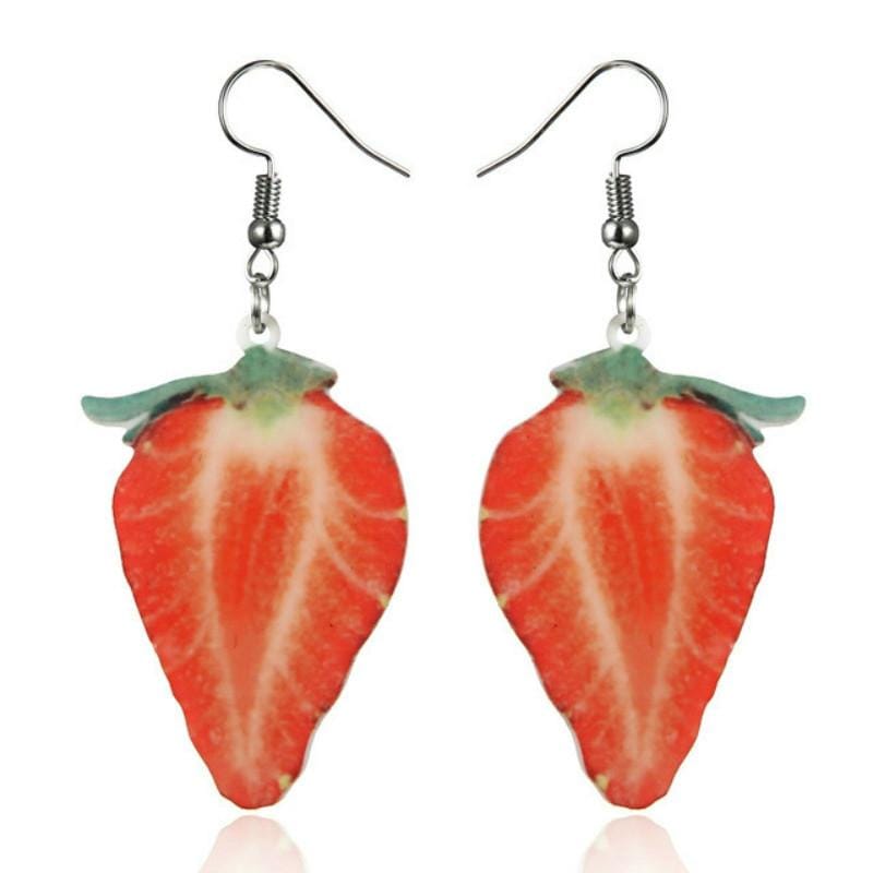Summer Fashion Cute Acrylic Fruit Earrings Jewelry (ER17Y002M8)
