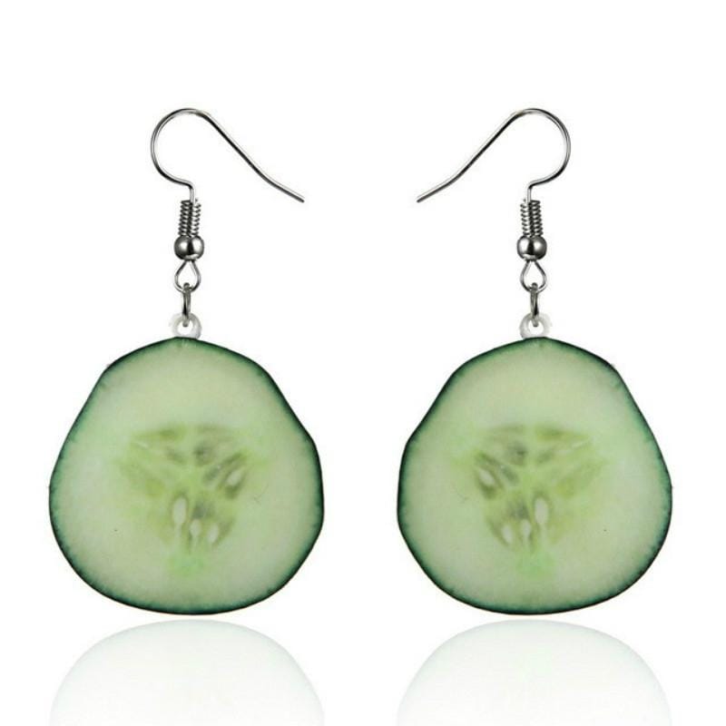 Summer Fashion Cute Acrylic Fruit Earrings Jewelry (ER17Y002M6)