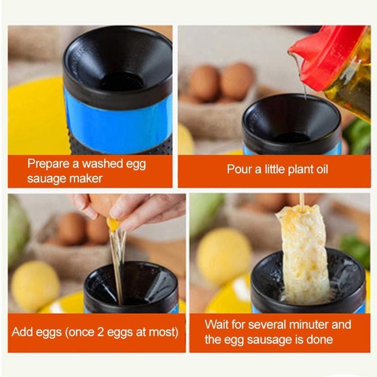 Electric Egg Roll Machine Home Automatic Multi-function Breakfast Cup Lazy Artifact, CN Plug (Yellow)