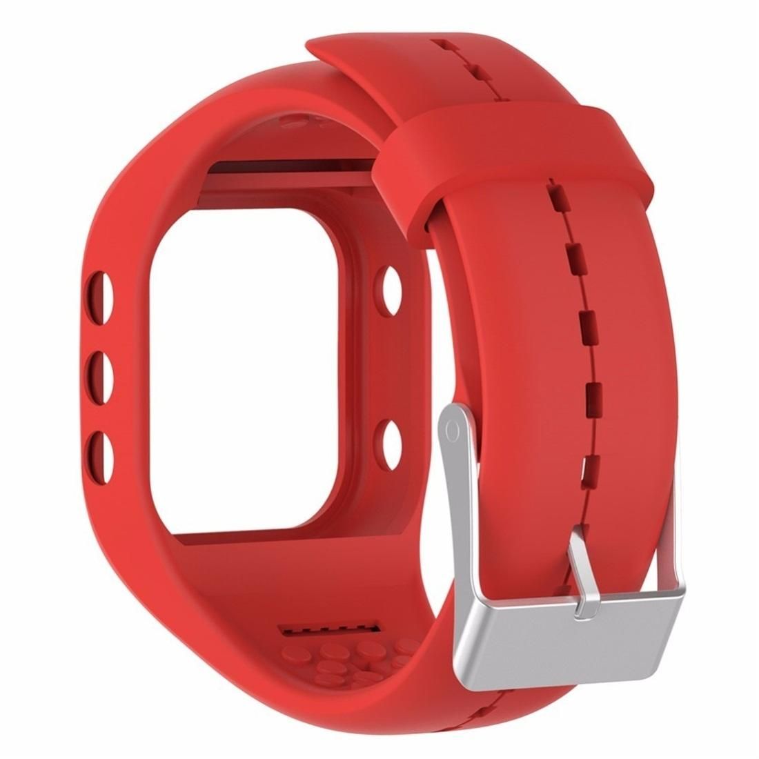 Smart Watch Silicome Wrist Strap Watchband for POLAR A300 (Red)