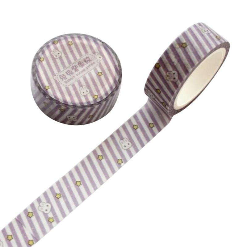 2 PCS 1.5cm Wide Cartoon DIY Scrapbooking Sticker Label Masking Tape (Style3)
