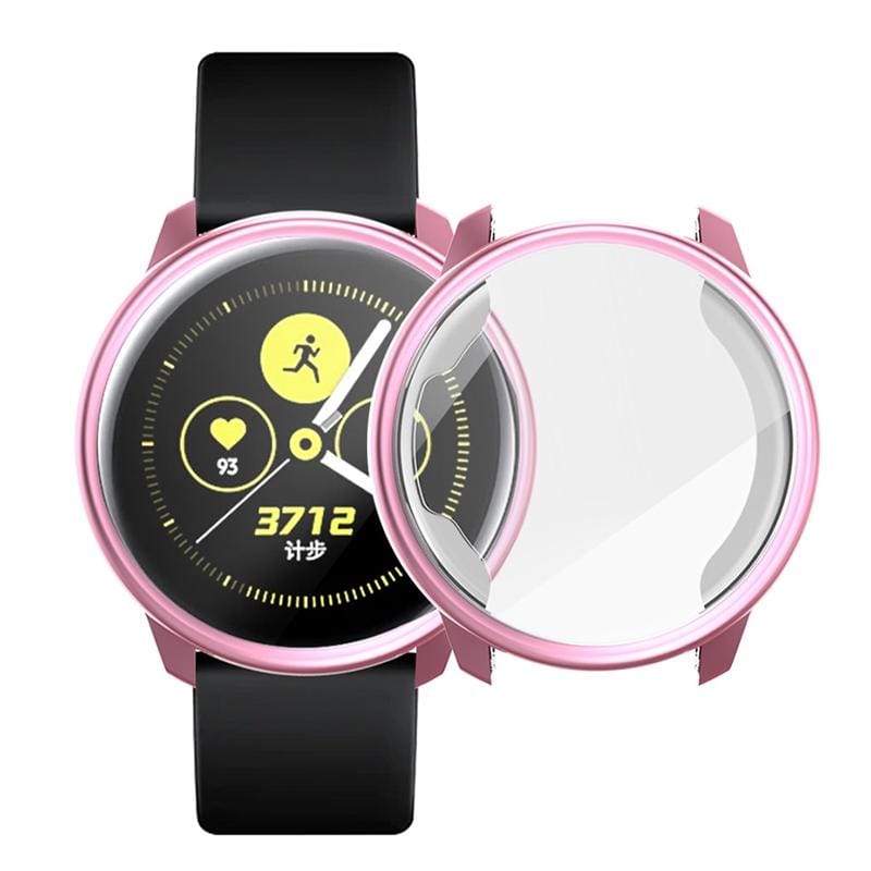 For Samsung Active Watch Full Coverage TPU Protective Case (Pink)