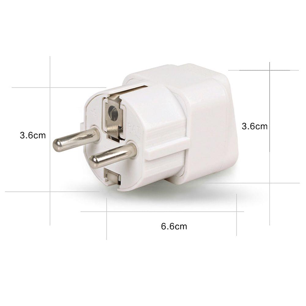 4.8mm Converter Korea KC EU Standard Adapter 250V 10A Max
