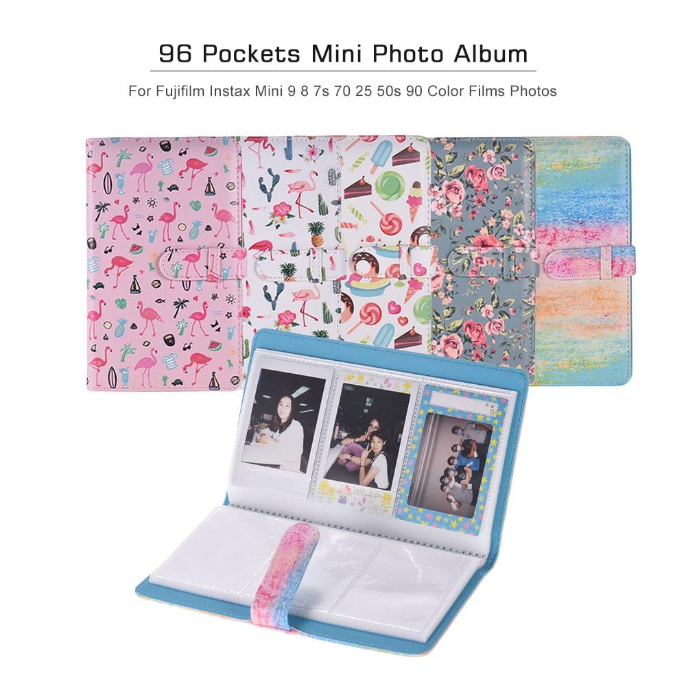 96 Pockets Mini Photo Album Photo Book Album for Fujifilm - Pattern 5