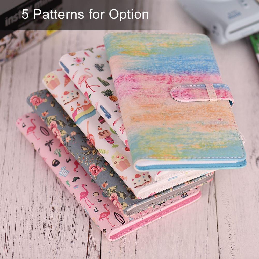 96 Pockets Mini Photo Album Photo Book Album for Fujifilm - Pattern 5