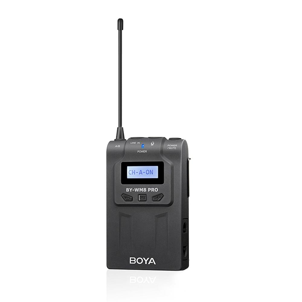 BOYA UHF Dual-Channel 48 Channels Transmitter with LCD