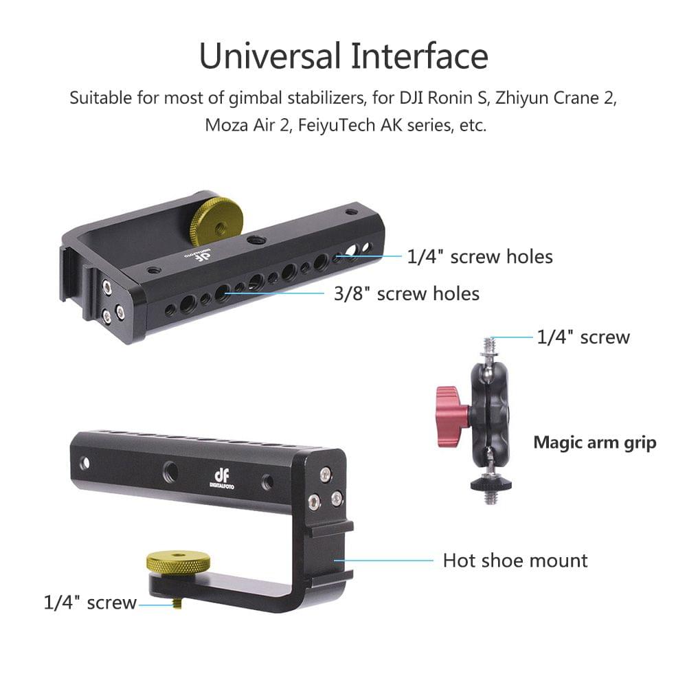 DF Digitalfoto VisionDH Universal Reversed Bottom Handle