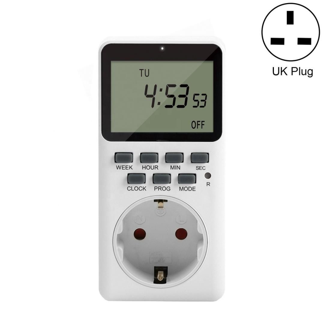 Charging Smart Switch Timing Socket (UK Plug -240V 50Hz 13A)