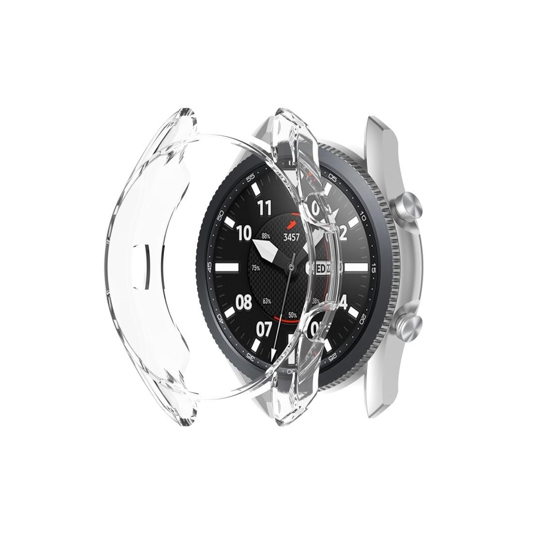 For Samsung Galaxy Watch 3 45mm Transparent TPU Watch (White)