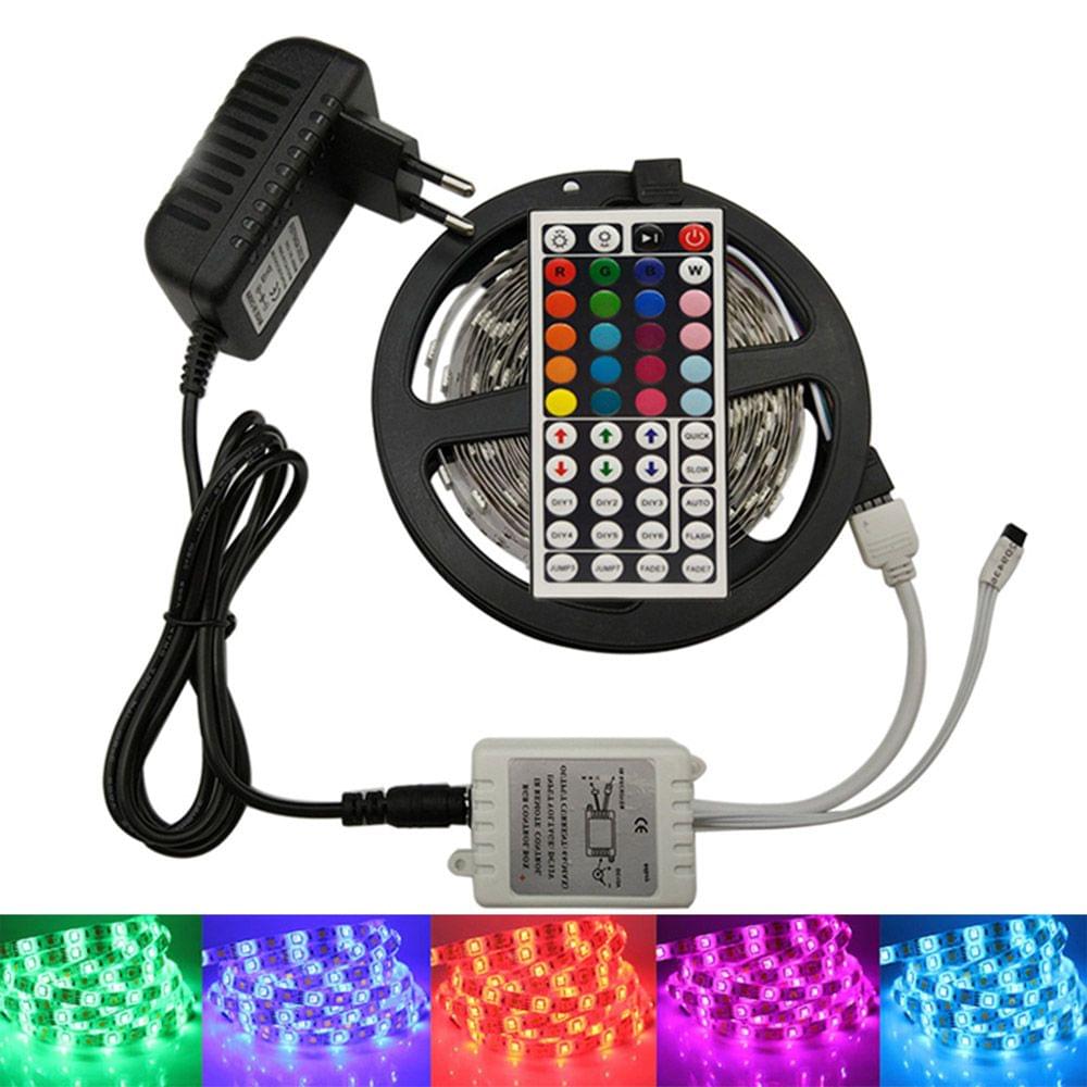 5M LED Strip Lights Waterproof IP65 RGB Color Changing LED - Waterproof