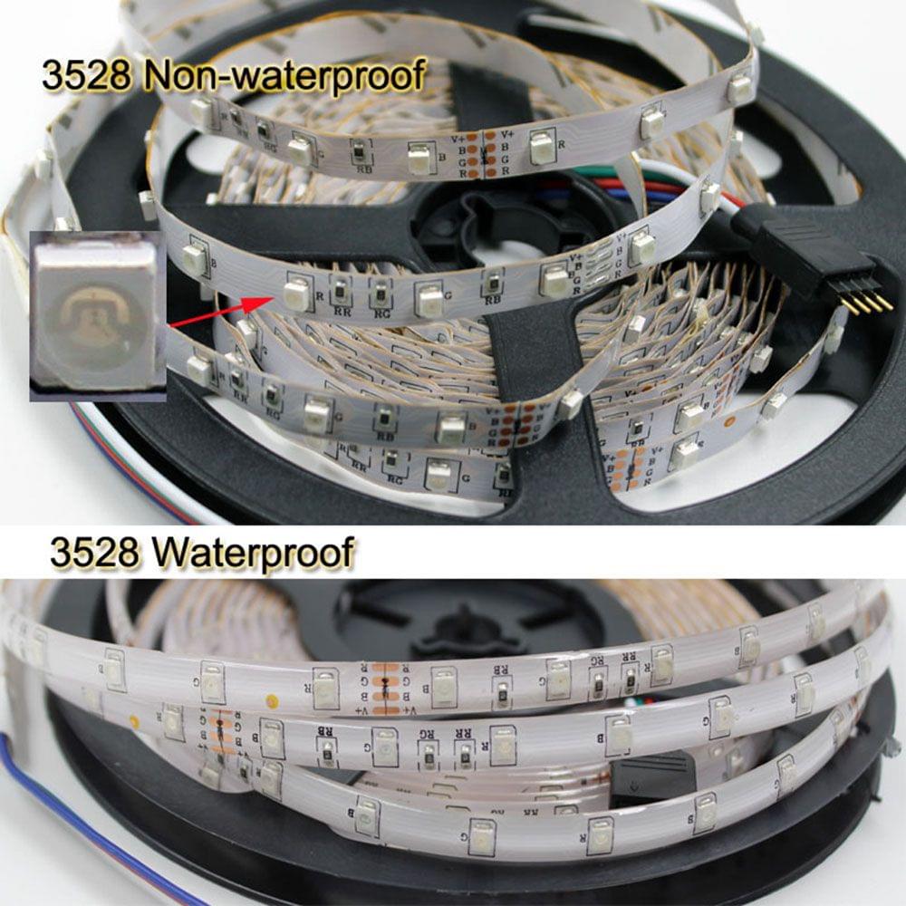 5M LED Strip Lights Waterproof IP65 RGB Color Changing LED - Waterproof