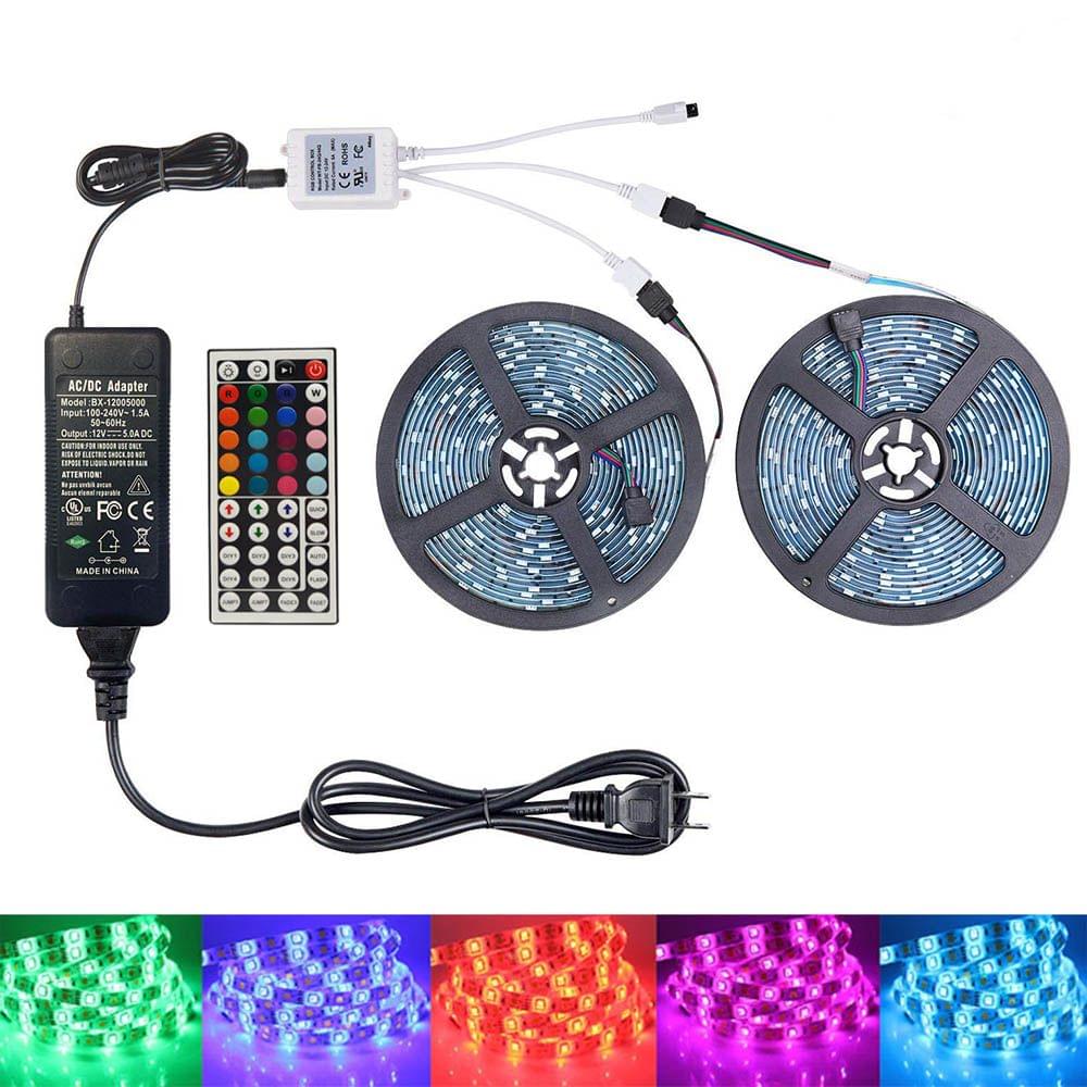 10M LED Strip Lights Waterproof IP65 RGB Color Changing LED - Waterproof