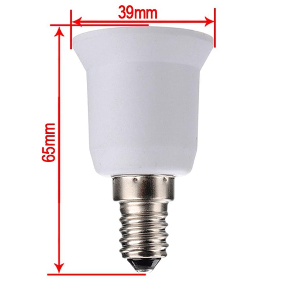 5PCS E14 to E26 E27 Adapter Bulb Base Adapter Converter - 5PCS