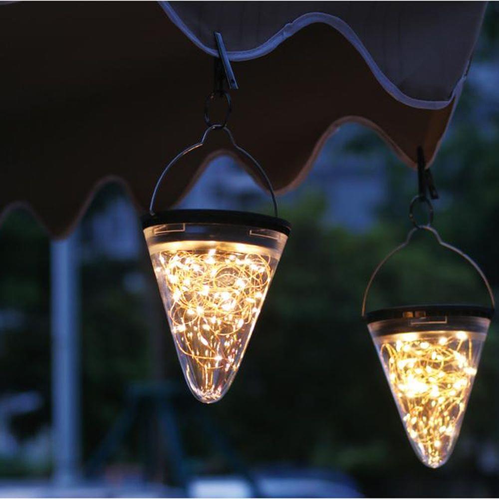 DS006 Solar Outdoor Light Waterproof Hanging Lamp Lawn Light