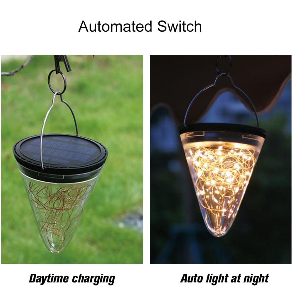 DS006 Solar Outdoor Light Waterproof Hanging Lamp Lawn Light