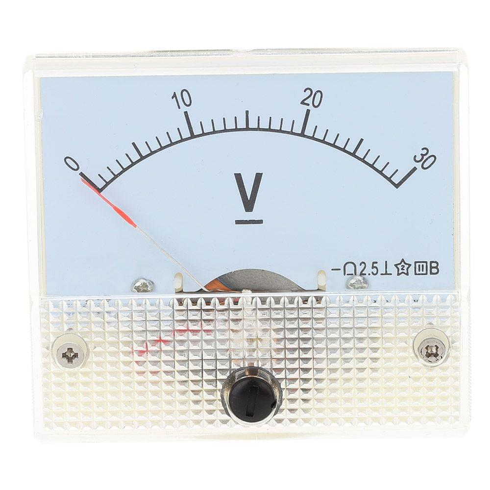 DC0-30V Analog Voltage Panel Meter Tester Voltmeter Gauge