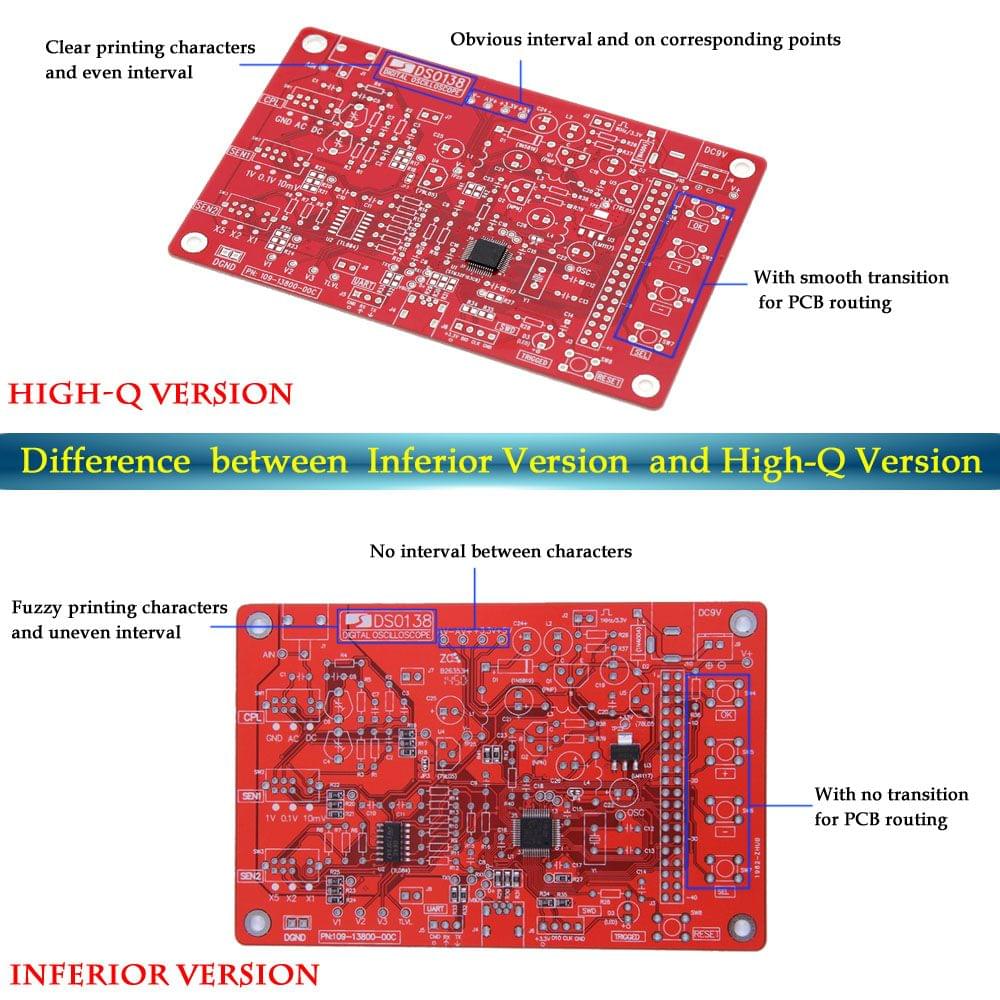 DSO138 2.4" TFT Handheld Pocket-size Digital Oscilloscope