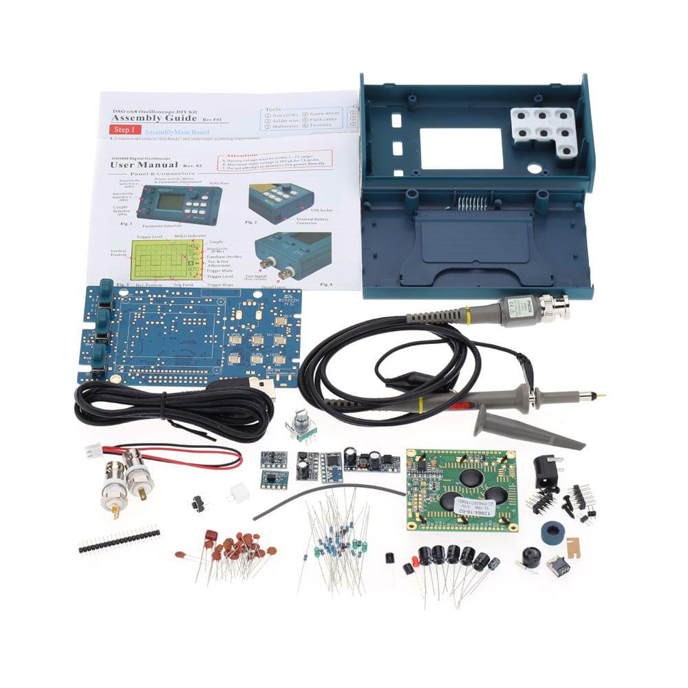 LCD Digital Storage Oscilloscope/Frequency Meter DIY Kit
