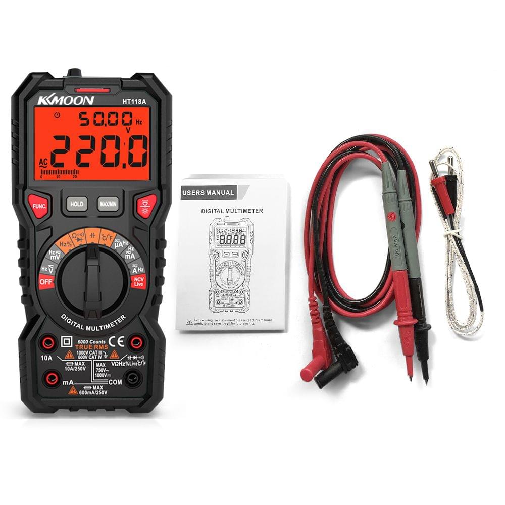 KKmoon HT118A Digital Multimeter Auto Range Multi-meter 6000