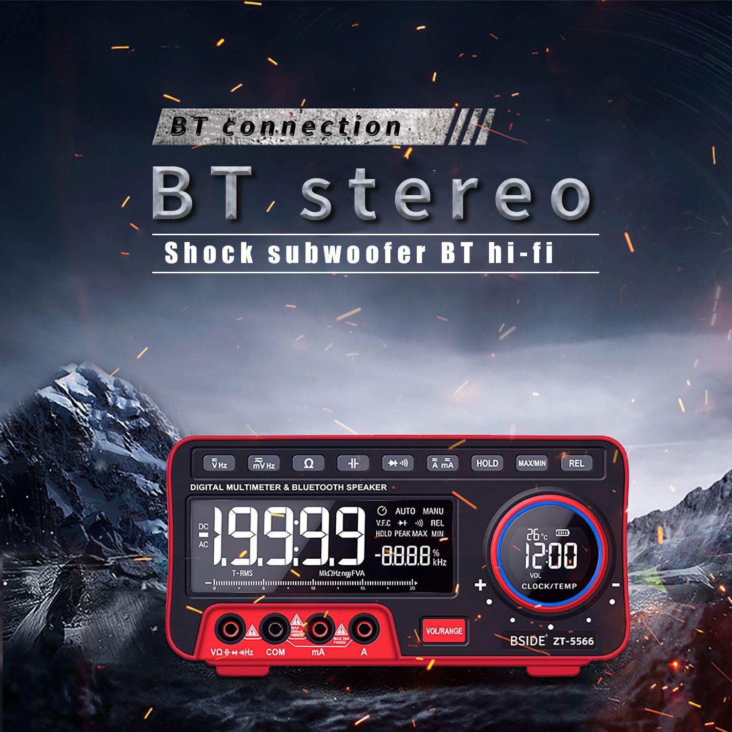 Bside 19999 Counts Multi-function Multimeter True RMS