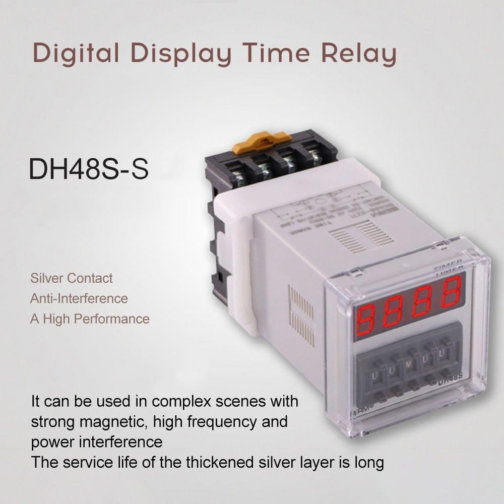 DH48S-S Digital Display Cycle Time Relay Precision Time - 7