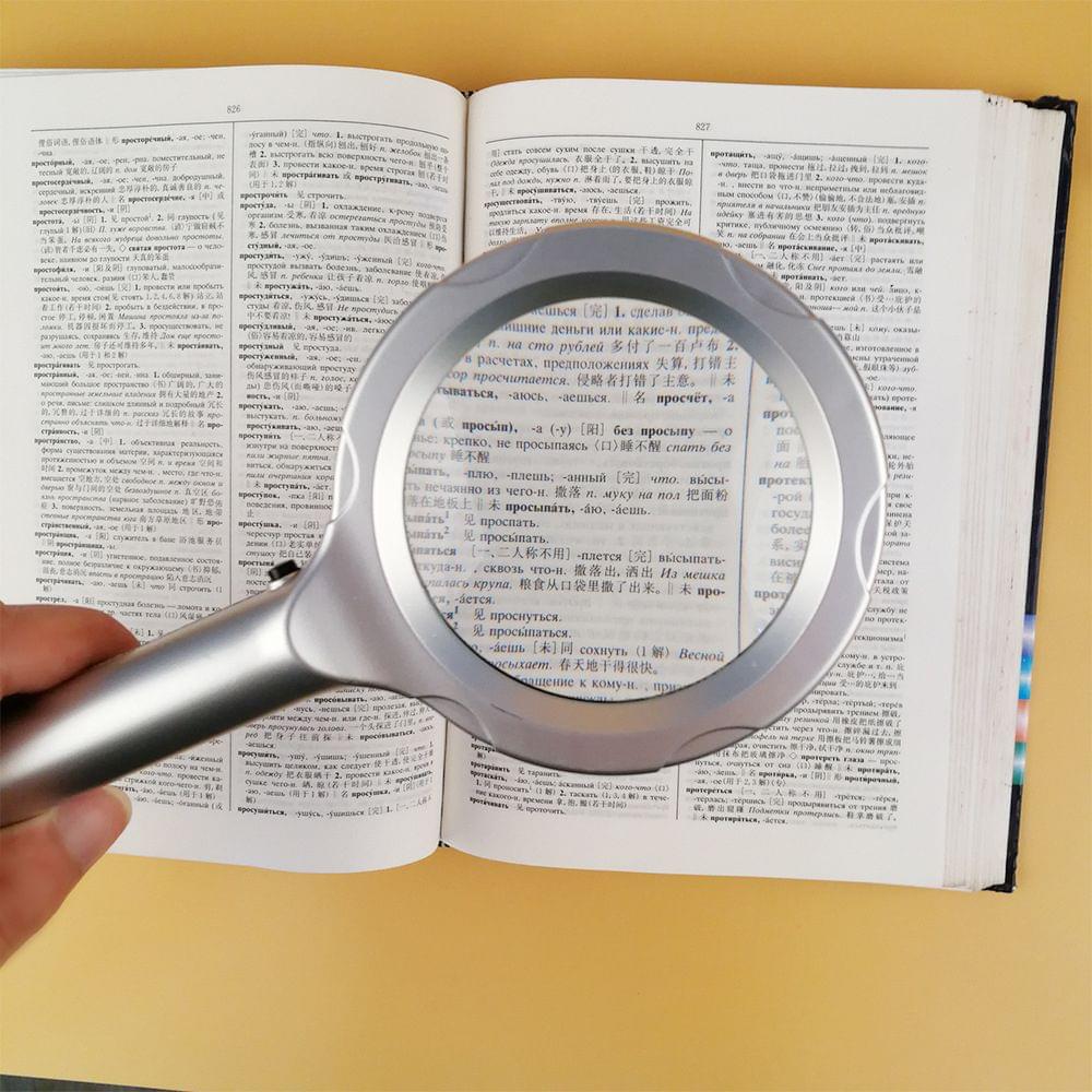 Mini Portable Handheld 4X Magnifier Magnifying Glass Lens - 4X