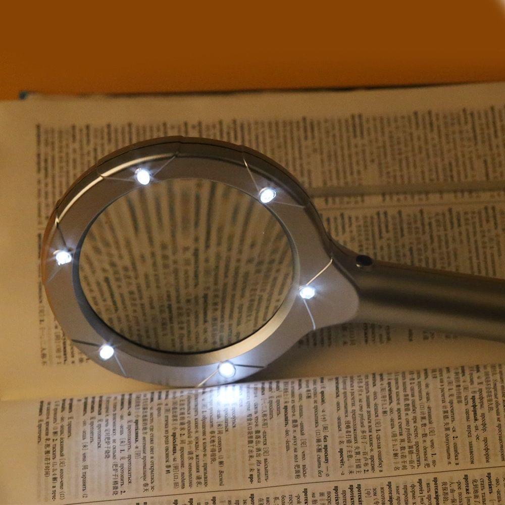 Mini Portable Handheld 4X Magnifier Magnifying Glass Lens - 4X