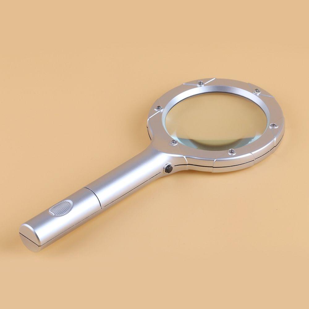 Mini Portable Handheld 4X Magnifier Magnifying Glass Lens - 4X