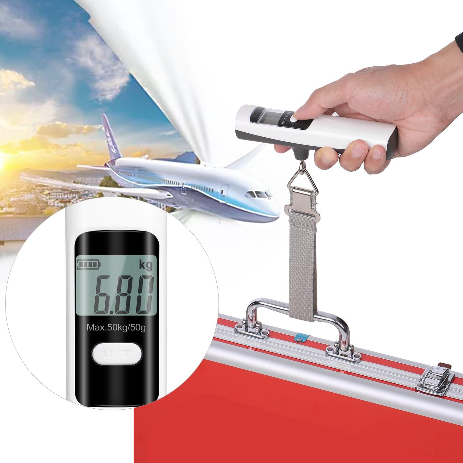 Battery Free Luggage Scale Digital Weight Scale 50kg/110lb