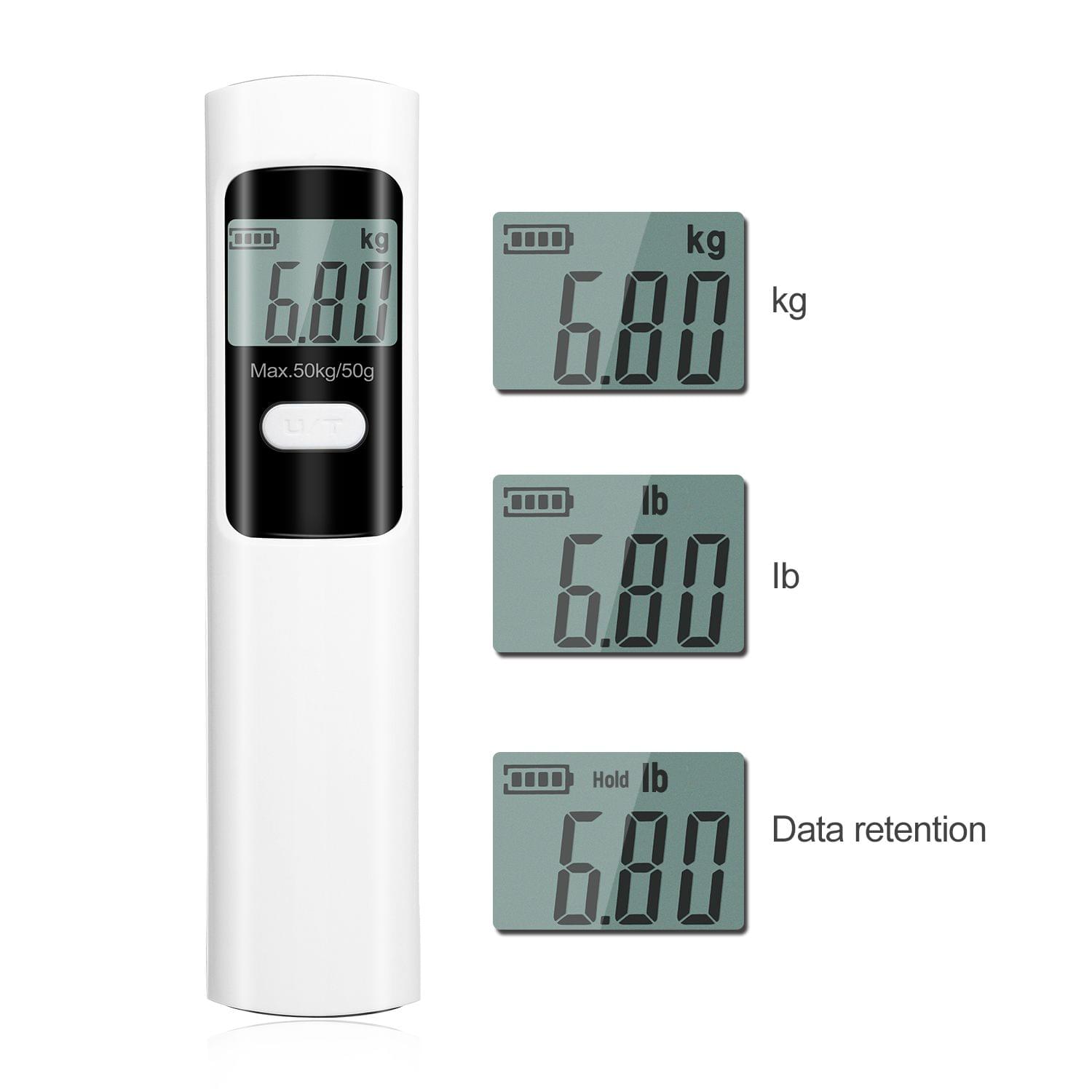 Battery Free Luggage Scale Digital Weight Scale 50kg/110lb