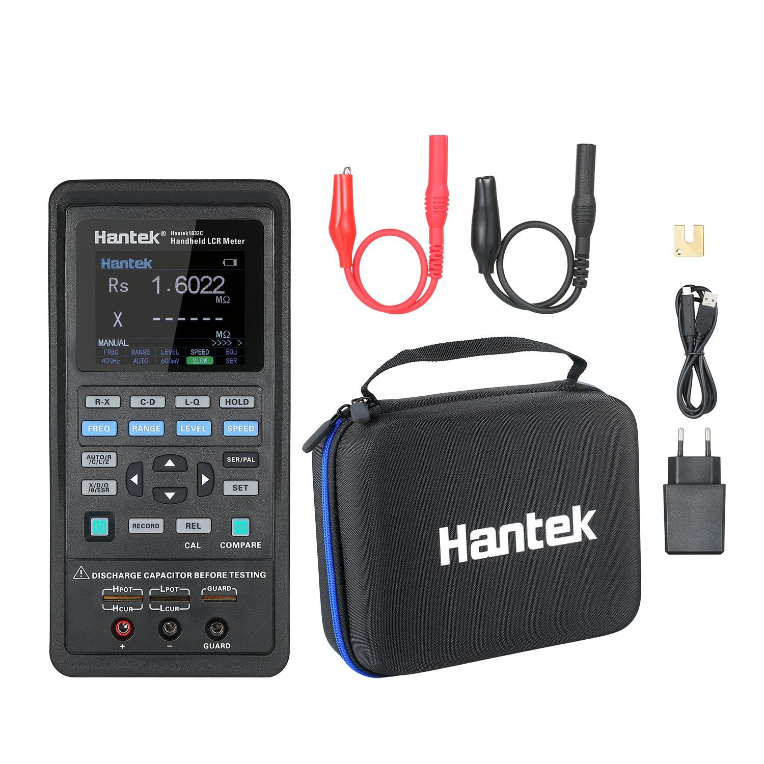 Hantek 1832C Handheld LCR Meter LCR High Precision Tester - EU Plug