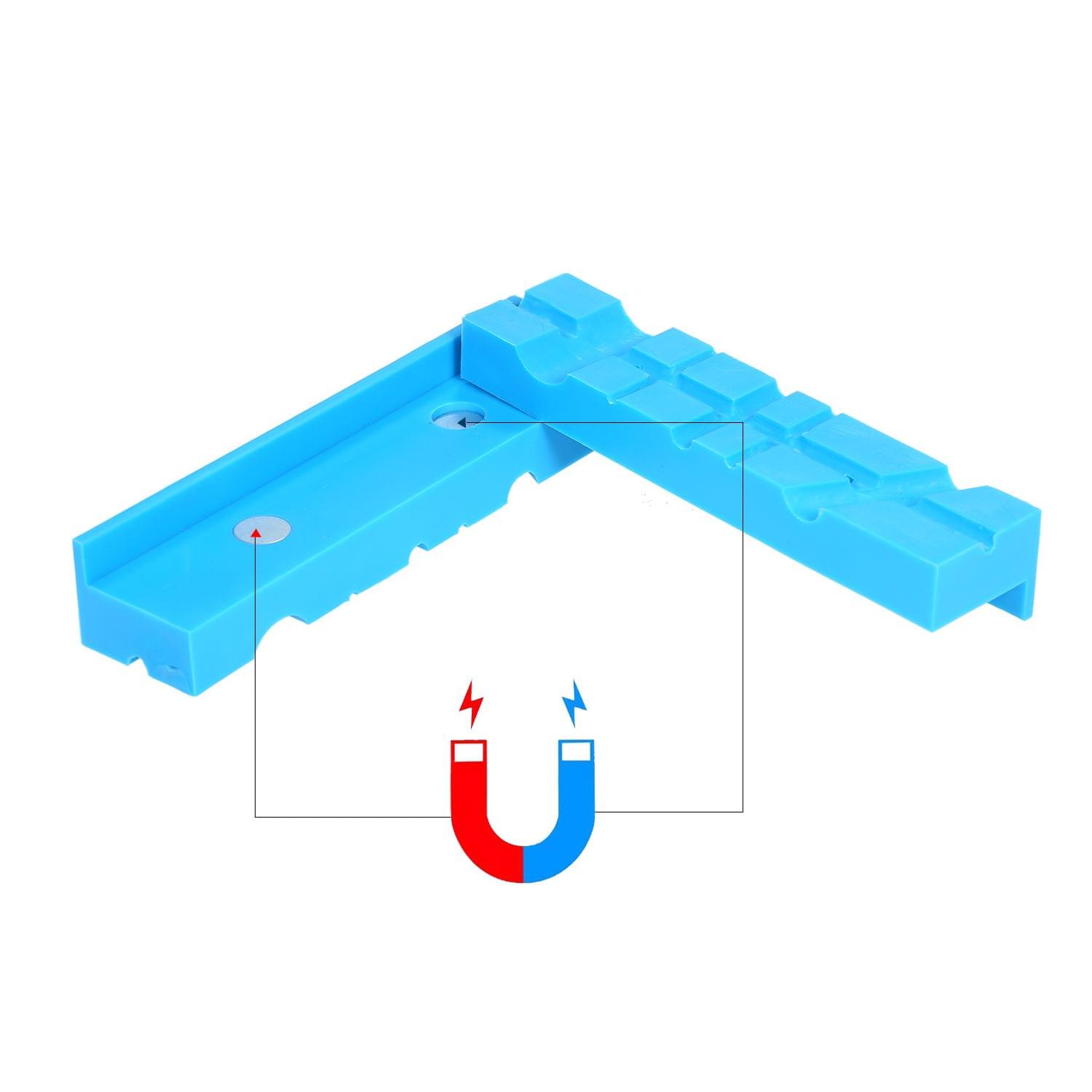 5.5In Vise Jaws Milling Vise Jaw Clamps with Magnetic Nylon