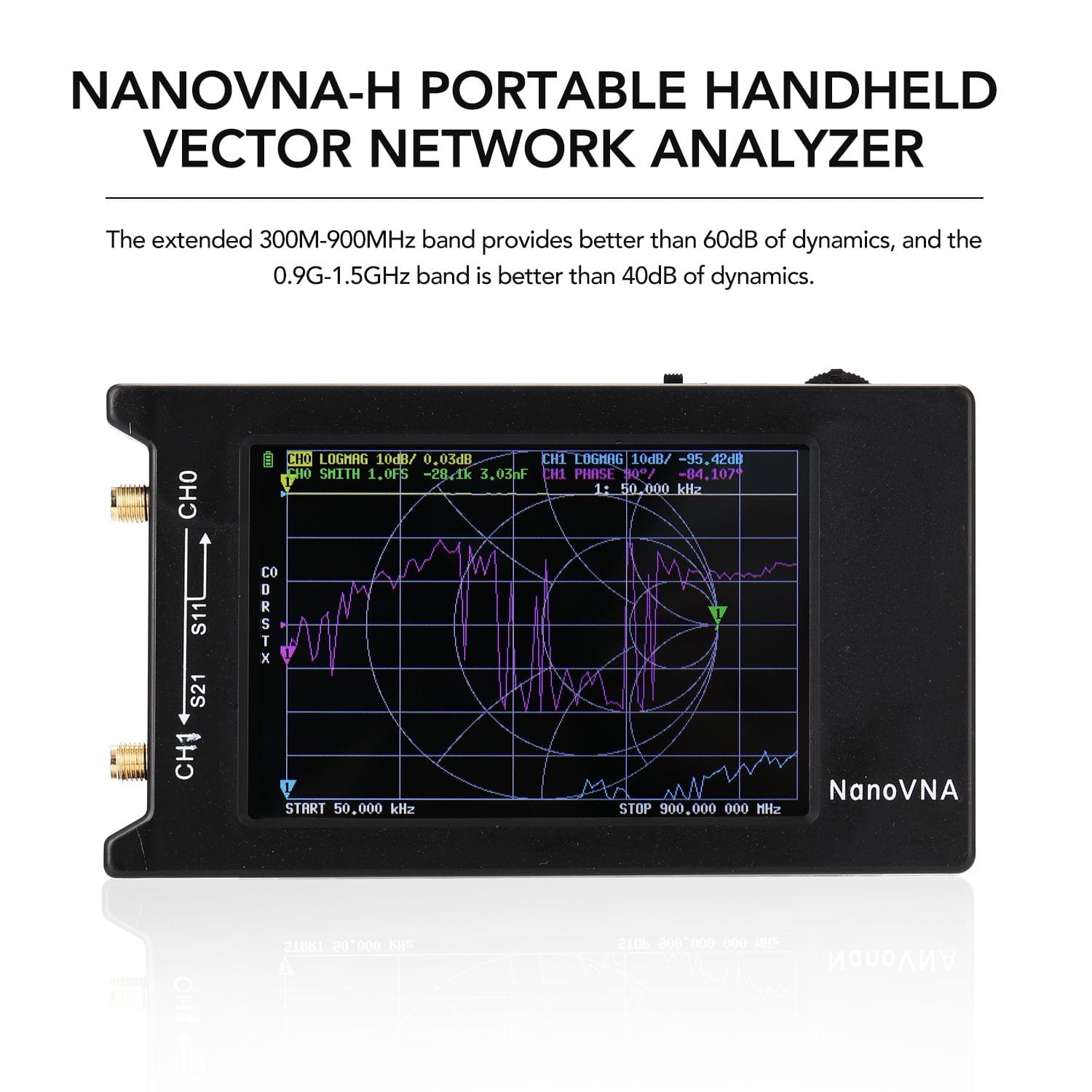 NanoVNA-H Portable Handheld Vector Network Analyzer