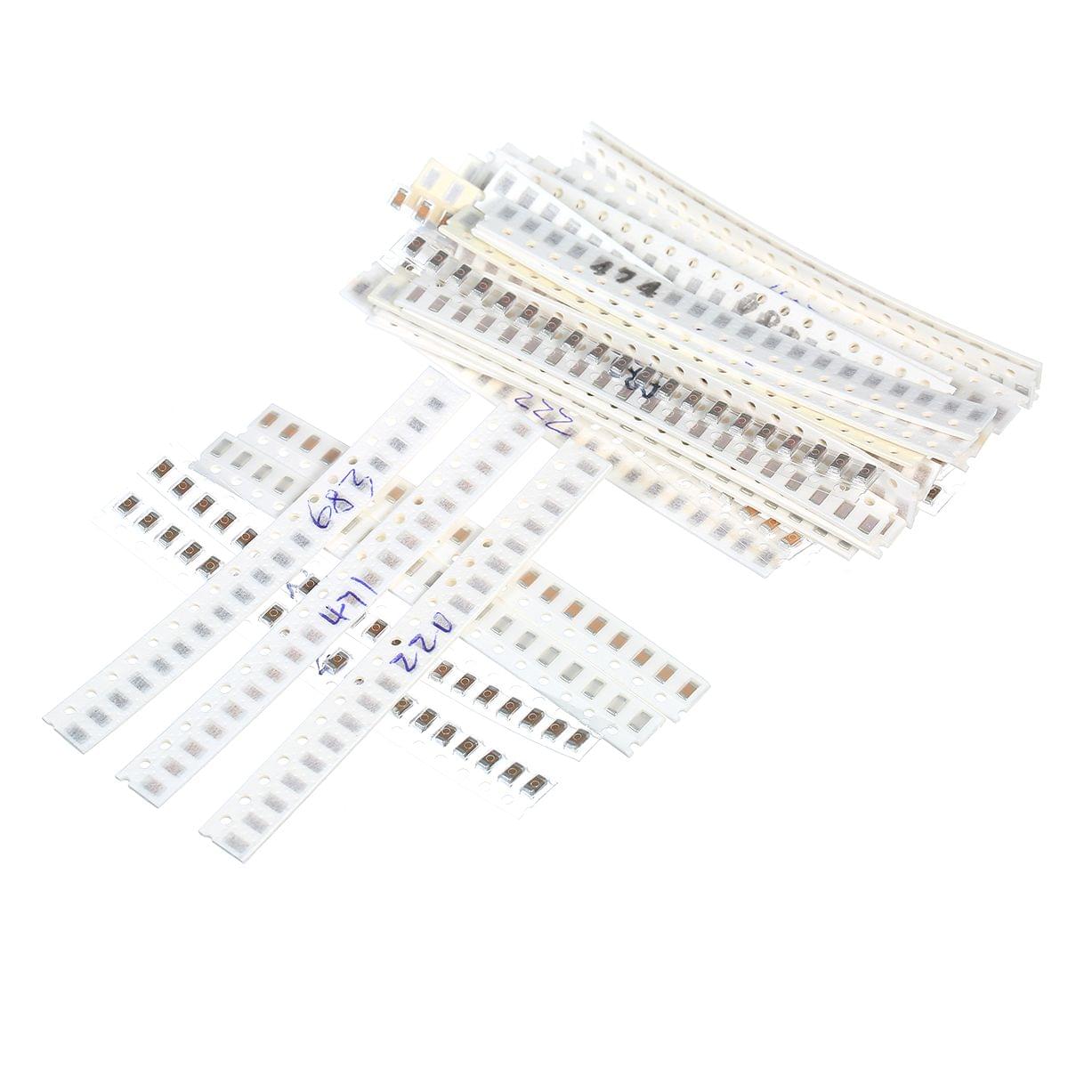 720PCS 1206 SMD Capacitor Assorted Kit 36Values 20pcs 1PF to - 1206